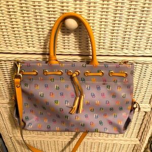 Vintage Dooney&Bourke Periwinkle Rainbow handbag